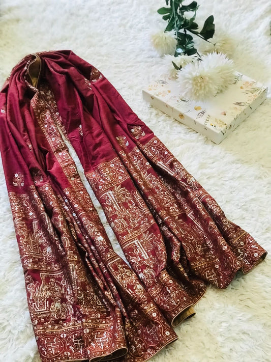 Block Printed Dupatta