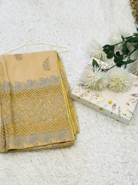 Block Printed Dupatta