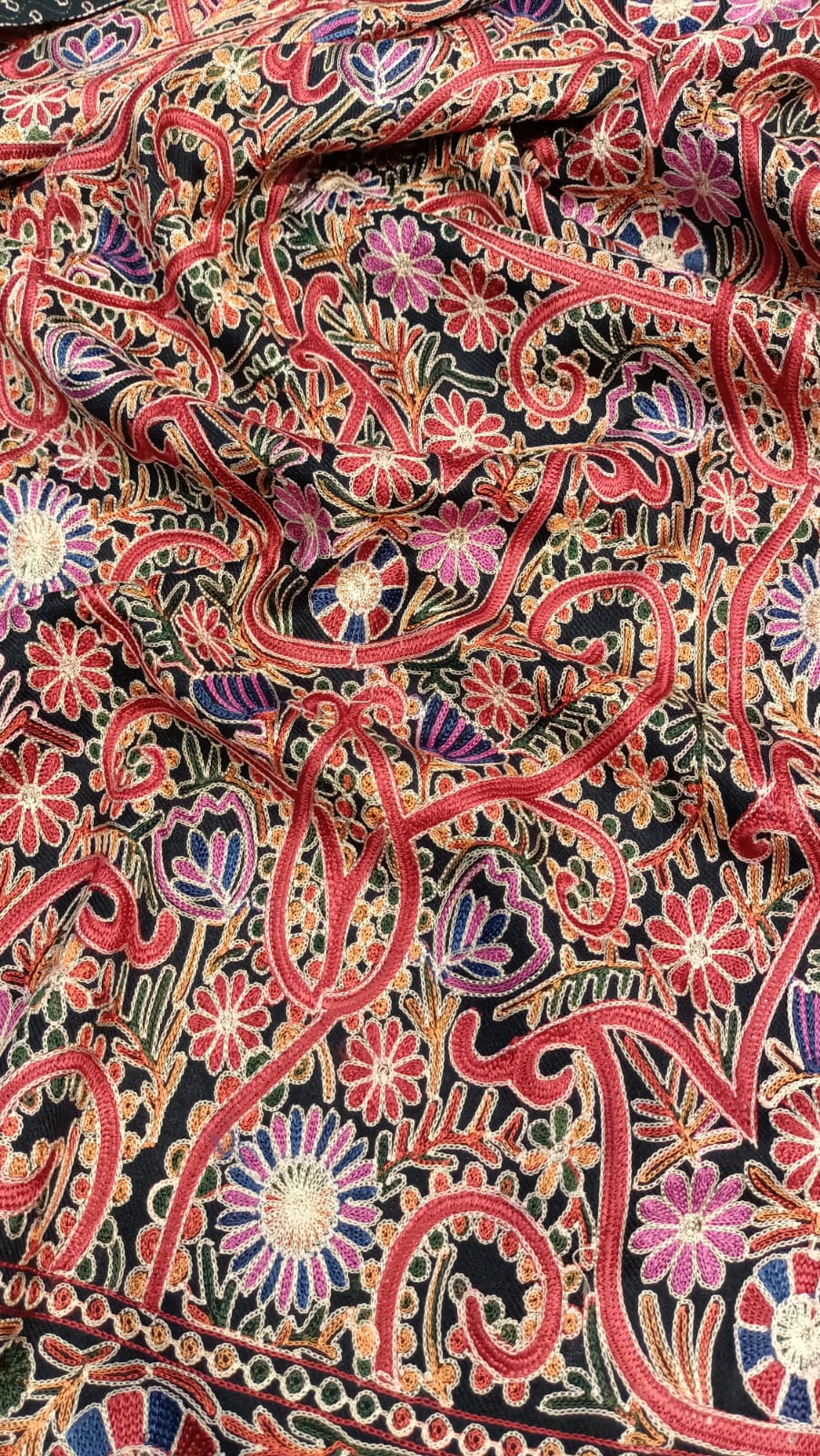 Kalmkar Embroidered Pure Pashmina