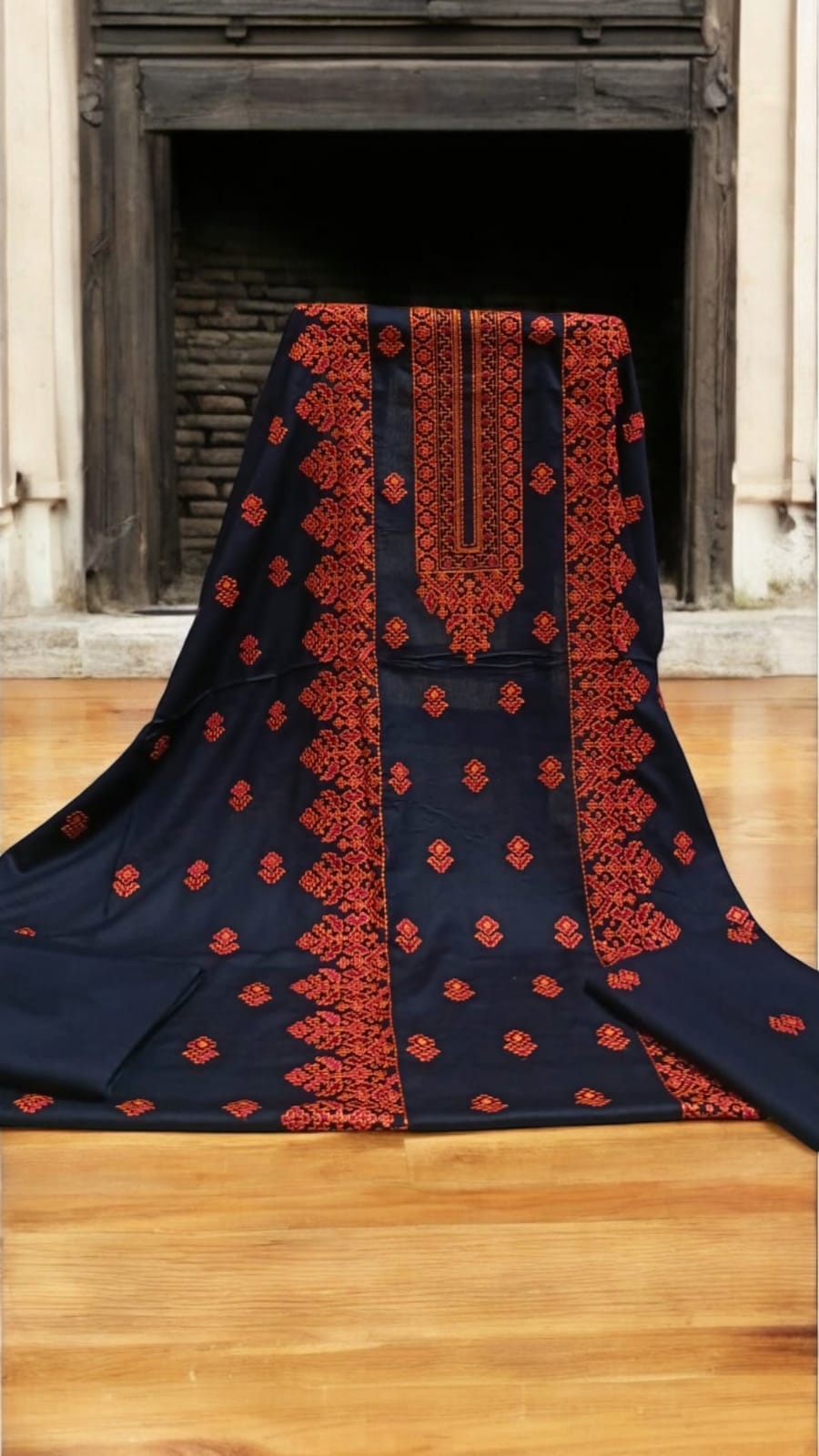 Embroidered Karandi 2pc