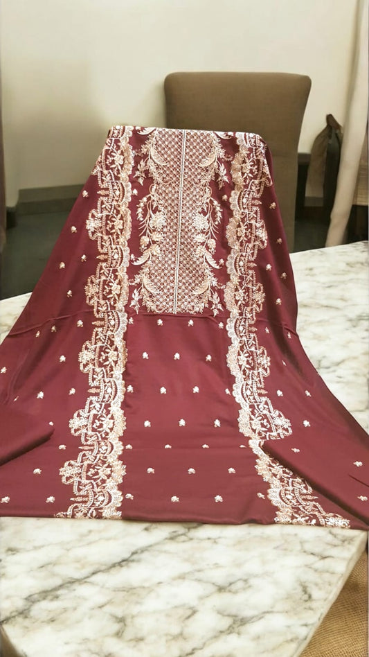 Embroidered Karandi 2pc