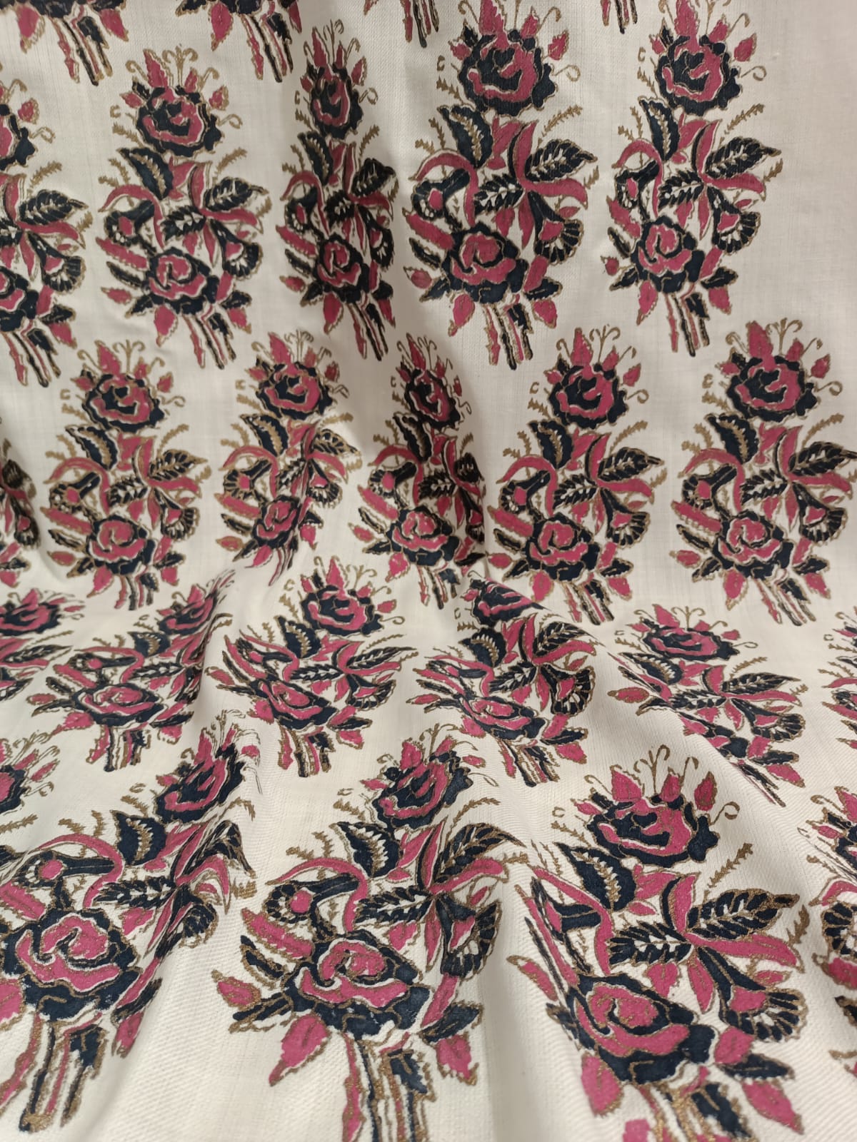 Block Printed Pashmina Shawl