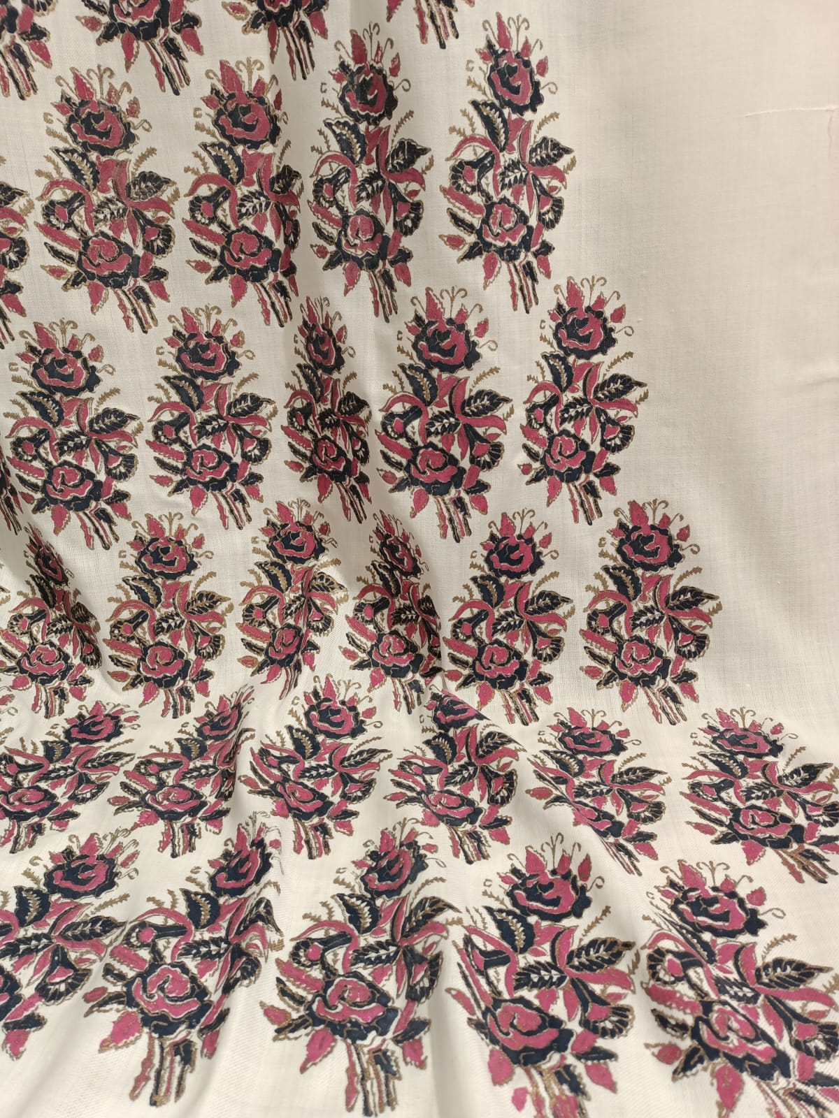 Block Printed Pashmina Shawl